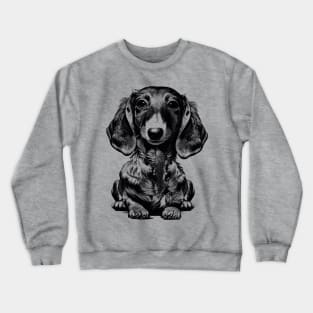 Dachshund, Wiener Dog Puppy, Doxie Mom Crewneck Sweatshirt